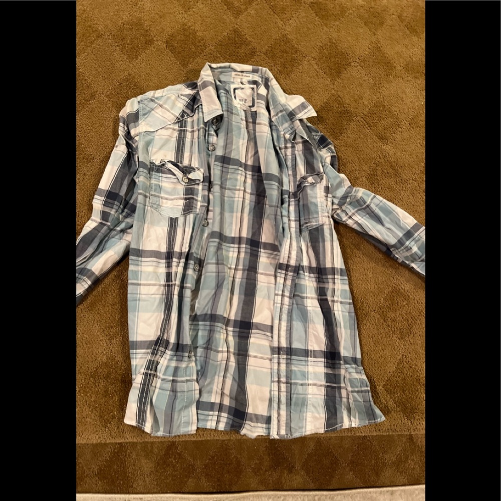 BKE button down plaid